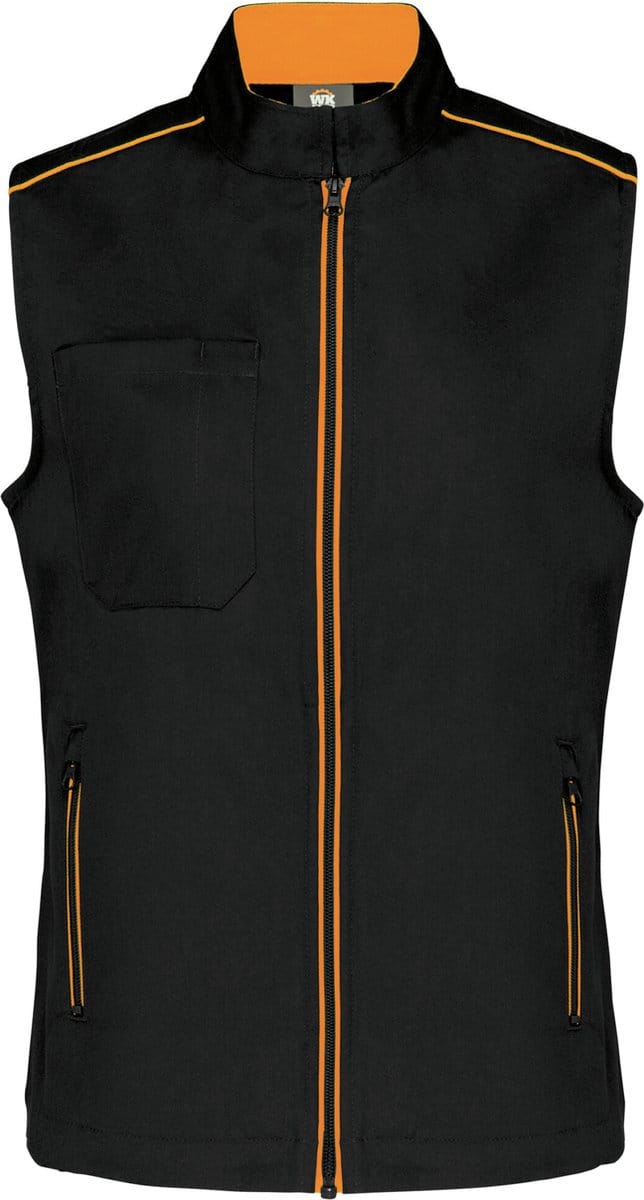 WK. Designed To Work Damesgilet Day To Day WK6149 - Black / Orange - M