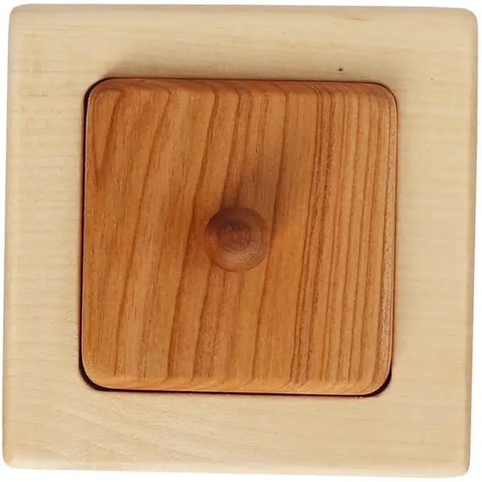Vormenpuzzel driehoek. vierkant. cirkel Wooden Story