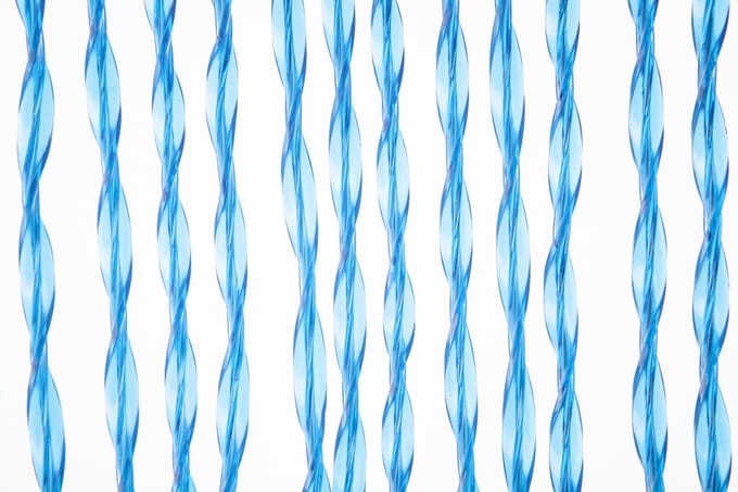 2LIF Paris Blauw Vliegengordijn deur - 93 x 210 cm