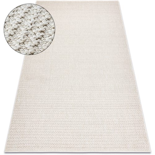 Kleden Rugsx Tapijt JERSEY 19236 crème - structureel, lus 60x100 cm