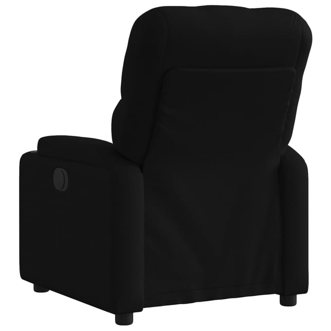 vidaXL - Fauteuil - verstelbaar - stof - zwart