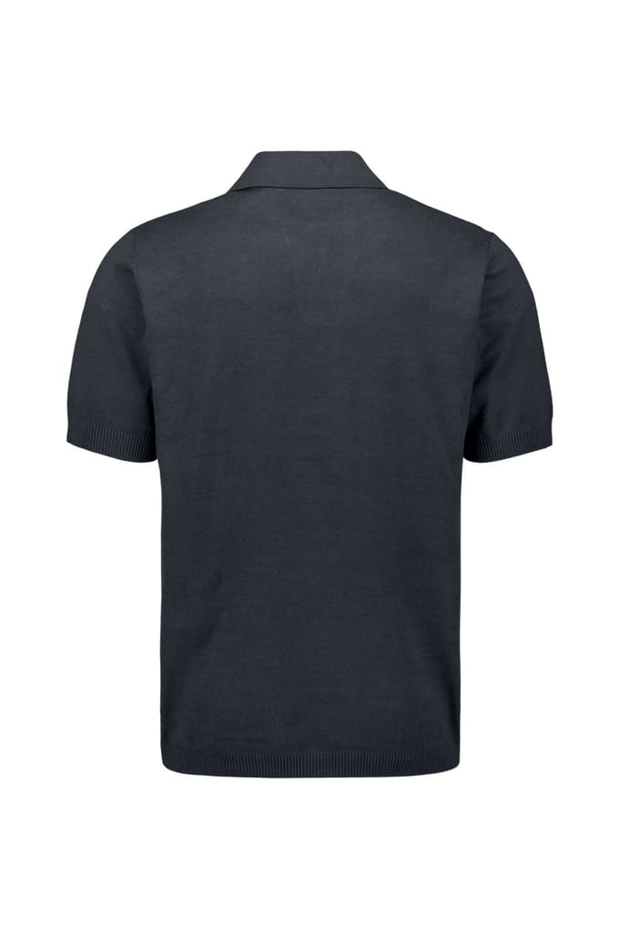 No Excess Pullover Short Sleeve V-polo Night Größe: S | Pullover Outlet | Herren | Schwarz