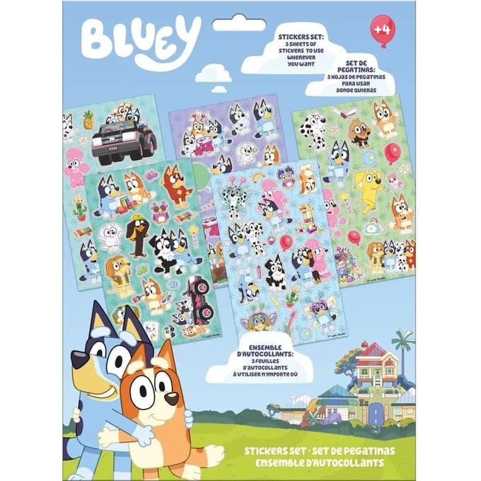 Stickers Kids Licensing Bluey