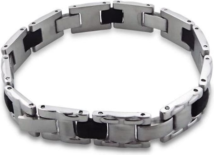 Montebello Armband Celebes - 316L Staal - Rubber - 10mm - 20cm