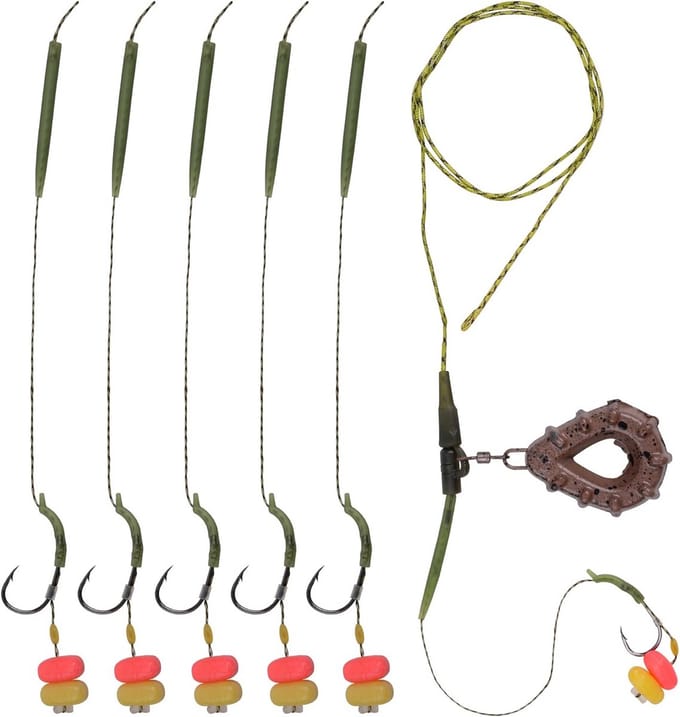 Karpervis Rig Set Hengelsport Accessoires met Loodwartel Montage