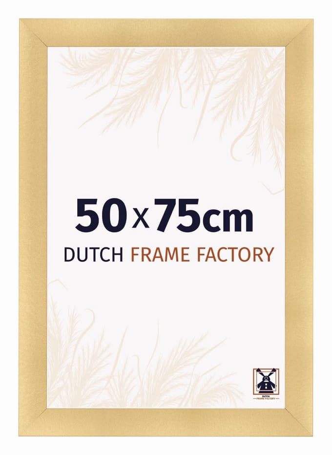Fotolijst 50x75 cm - MDF - Goud Mat - Praag