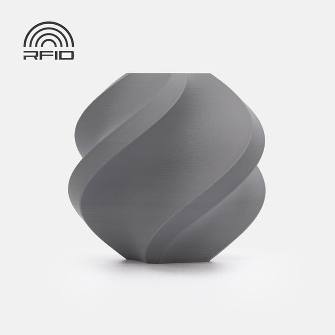 Bambu Lab - PLA Matte 1.75mm Filament – 1kg – nardo grijs (nardo gray) - zonder spoel