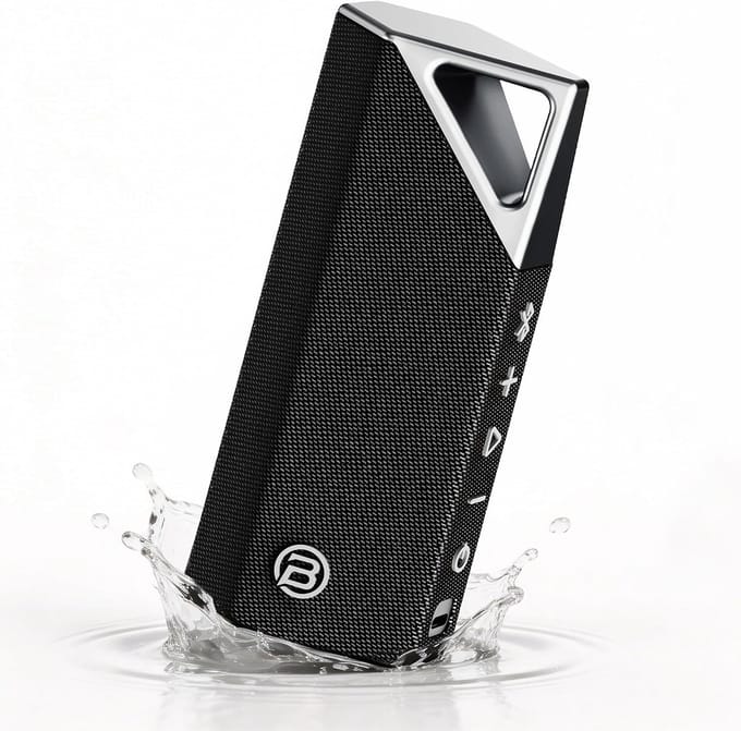 Bluetooth Speaker - Draagbare Speaker - Muziek Luisteren - Hi-Res Audio - 21.8 cm - Grijs