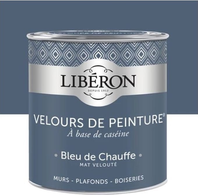 Liberon Velours De Peinture Muurverf - Mat - Bleu De Chauffe - 2,5l