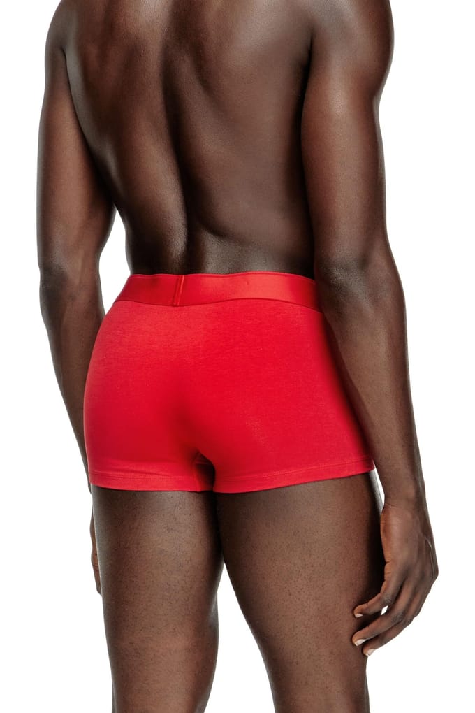 Diesel Heren DAMIEN-D-BOX-3PACK Boxer Briefs, 3-Pack, A193910LKCY, XL, Zwart/Rood, E7301 red