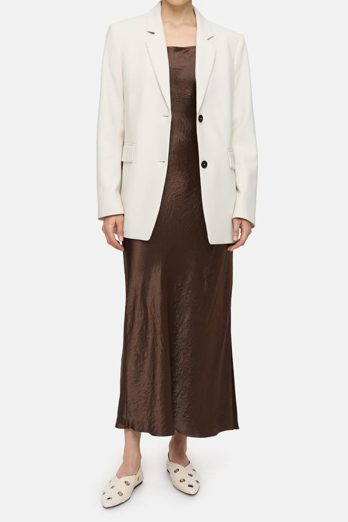 Closed Strap Dress Cacao Brown Taglia: L | Maxi abiti Outlet | Donna | Marrone