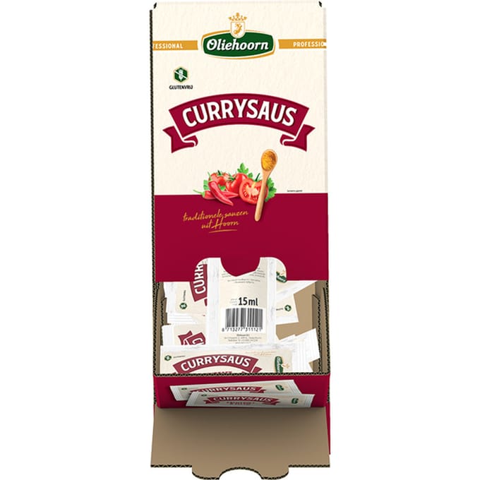 Oliehoorn | Currysaus sachets | 150 x 15 ml