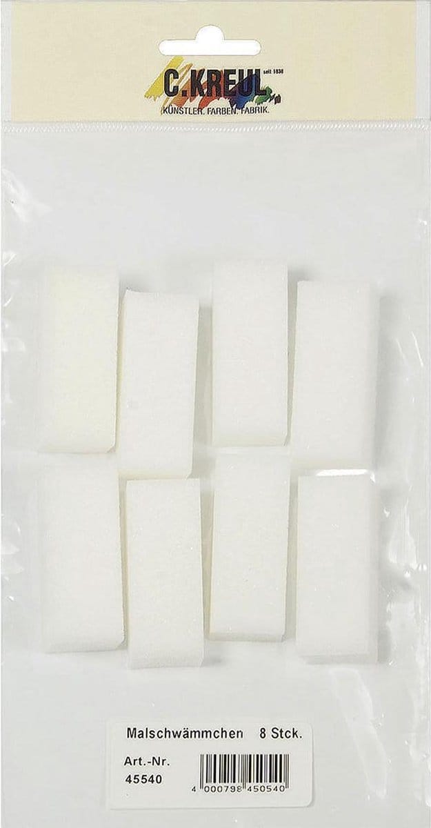 KREUL Verfspons Set - 8 stuks