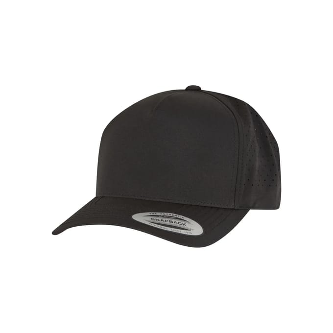 Flexfit - 5 Panel Snapback Pet - Zwart