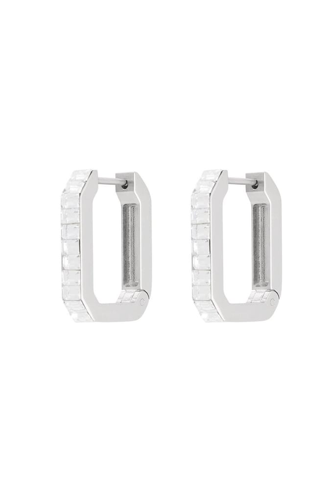 Yehwang- Zilveren oorbellen - Stainless Steel - Quya