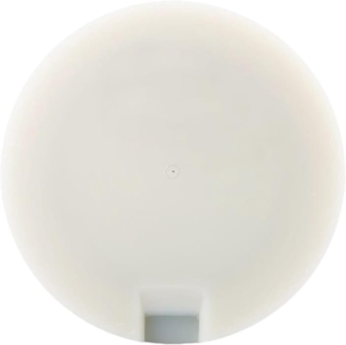 Snijtafel Rubber - Racket Accessoire - Precisie Snijden - Draaibaar Platform - 22 cm - Wit