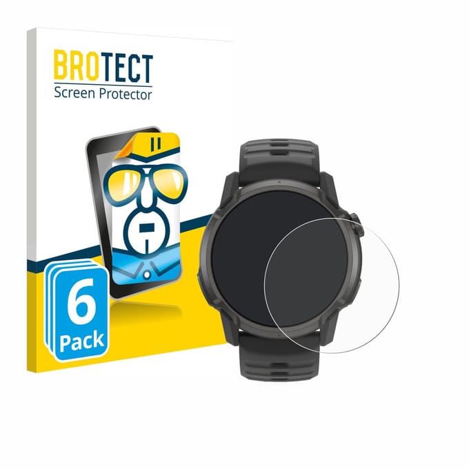 BROTECT - Screenprotector voor Coros Apex 4 (42 mm) - Folie Beschermfolie transparant 6 Stuks