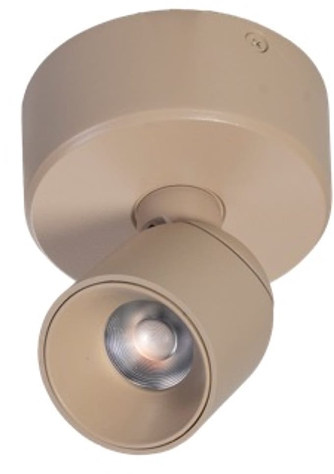 ETH Dennis Spot rond 1L 8W Dimbaar 2700K 130x110cm Zand