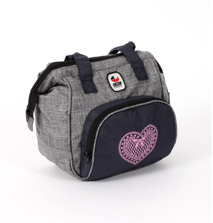 Poppenluiertas, gemêleerd grijs-navy