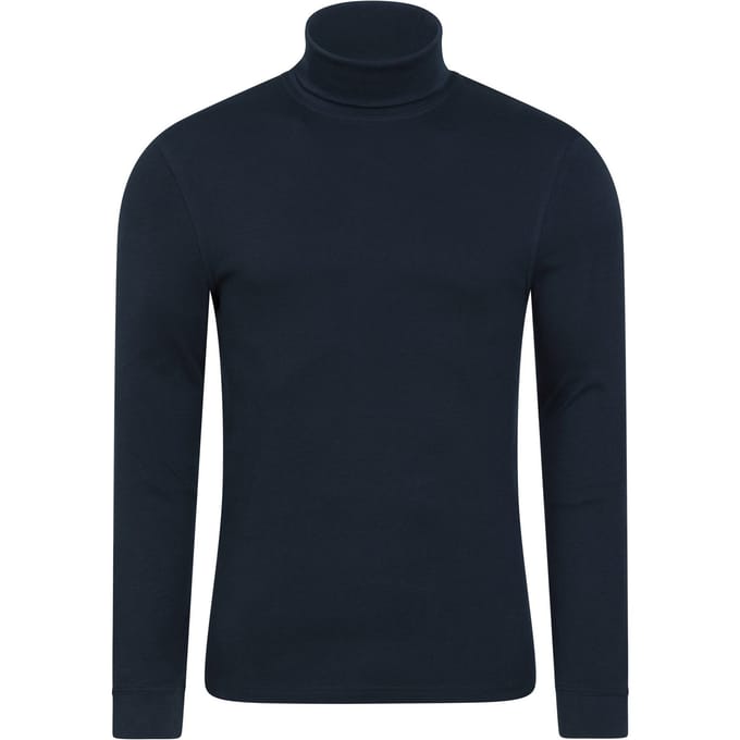 Mountain Warehouse Heren Meribel Katoenen Thermo Top (Marine)