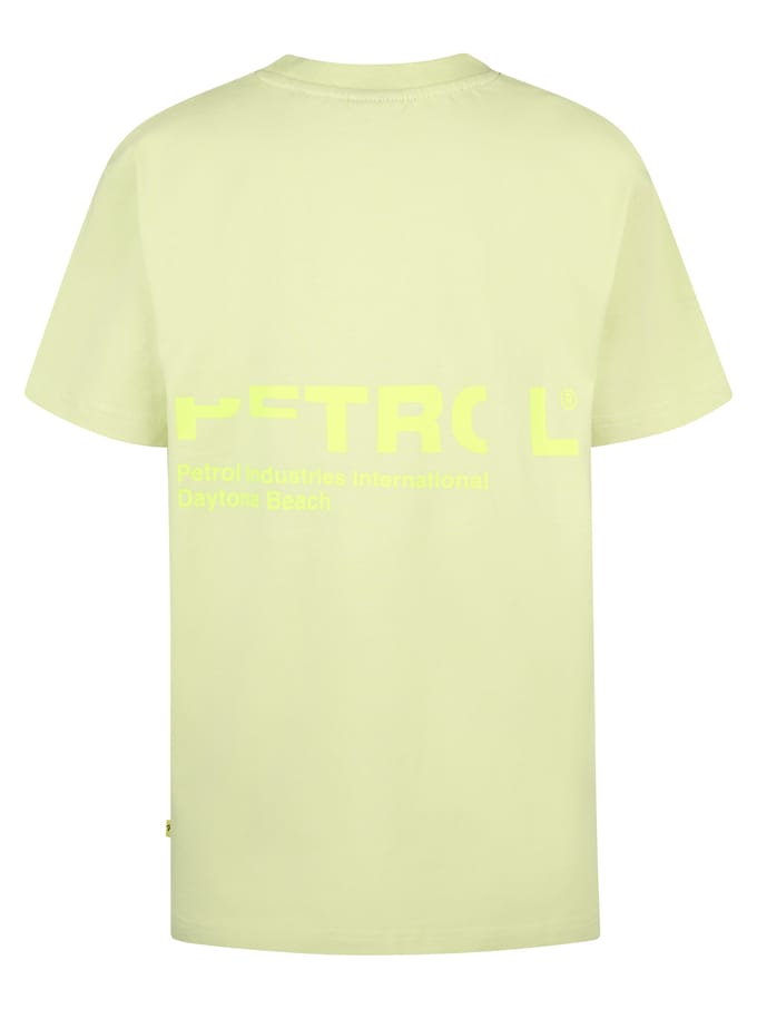 Petrol Industries - Jongens Backprint T-shirt Bayleaf - Groen