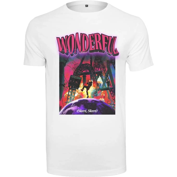 Mister Tee - Wonderful Heren T-shirt - L - Wit