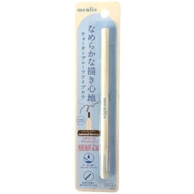 mealis - Eyebrow Pencil Round Tip Natural Brown 1 pc
