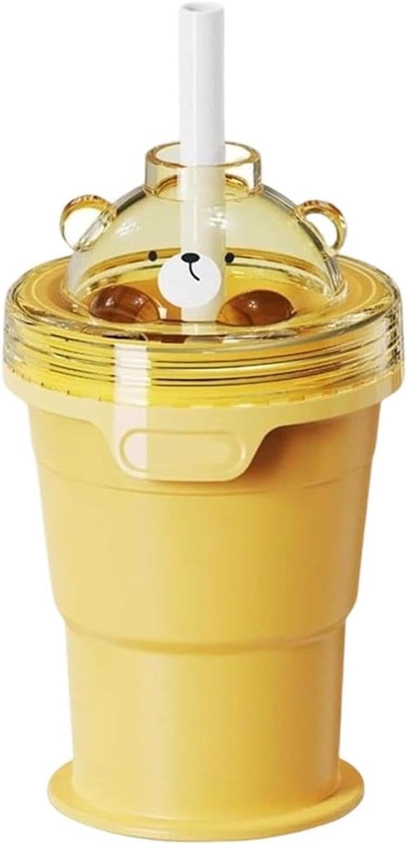 IJsmaker Cup - Ijsbal Mal - Dranken Koelen - Easy Release Ontwerp - 325 ml - Geel