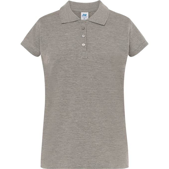 JHK Dames/Dames Regular Poloshirt (Grijze Heide)
