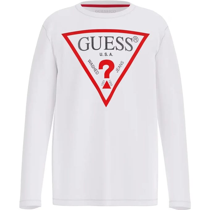 Kinder-T-shirt met lange mouwen Guess Core