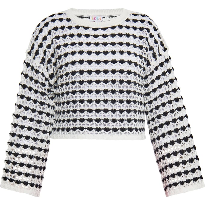 IZIA Jumper Dames Zwart Veelkleurig