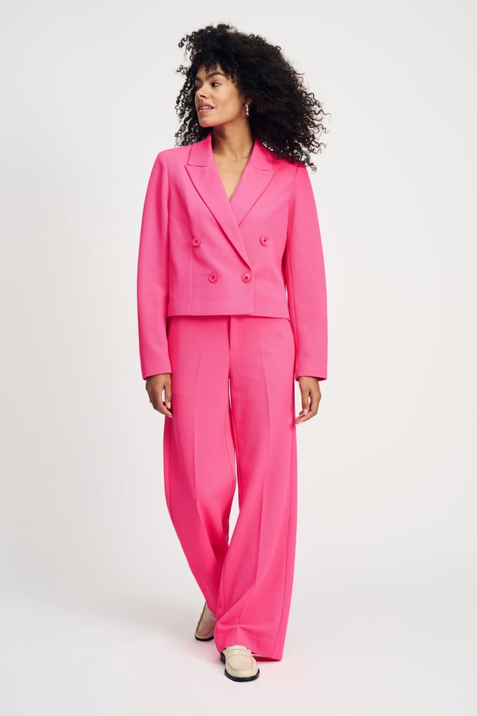 POM Amsterdam Blazer Short Vibrant Pink Größe: 34 | Blazer Outlet | Damen | Rosa