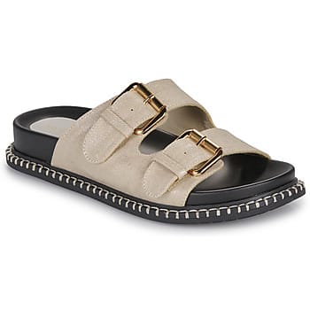 Tom Tailor - Platte sandalen met gouden accent - Maat 39 - gold