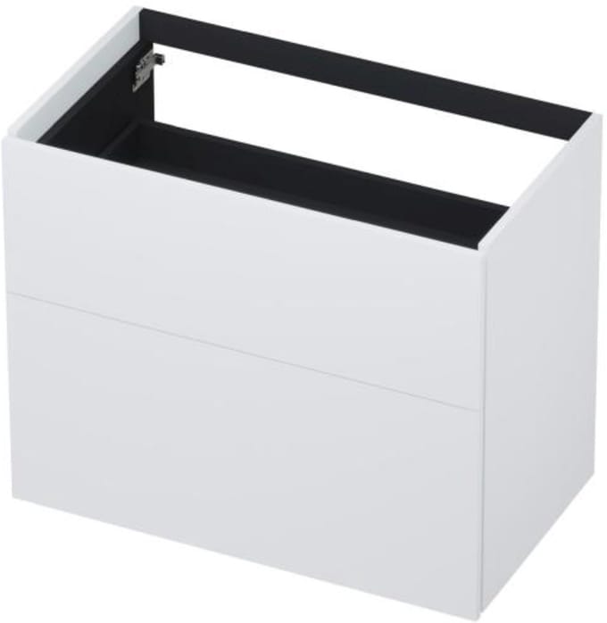 INK - Onderkast 2 Laden Push To Open 65cm Gelakt - 800x450x650 Mm - Mat Wit