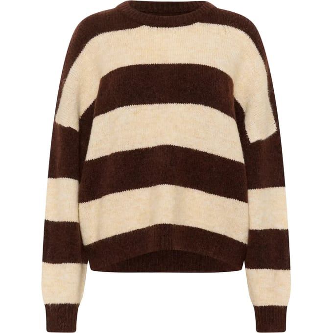 Pullover CUkimmy Pullover Oversize fit brown white
