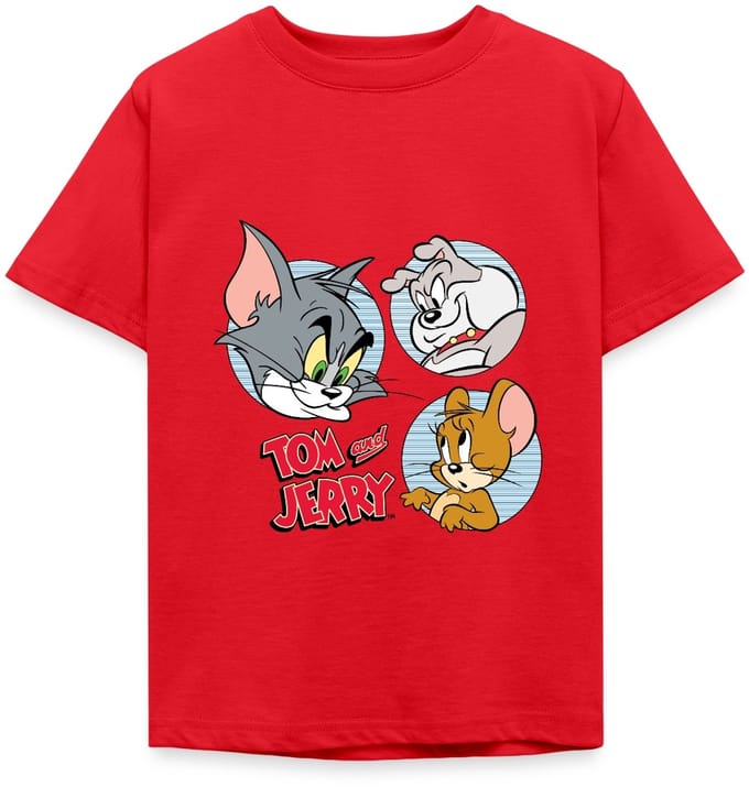 Tom En Jerry Met Hond Spike T-Shirt Kinderen