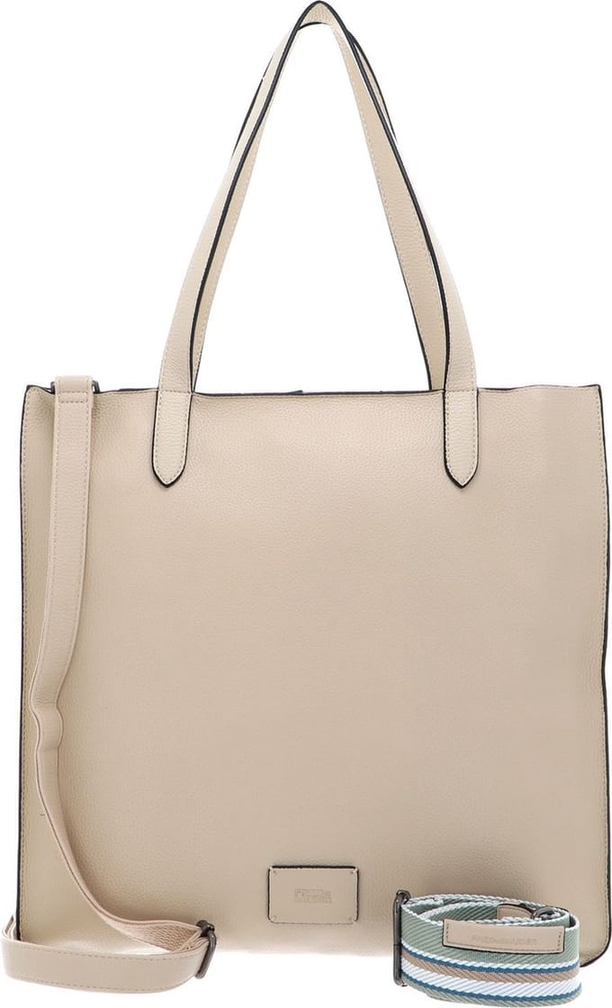 FREDsBRUDER Leren Burk Shopper Oat Milk Crème