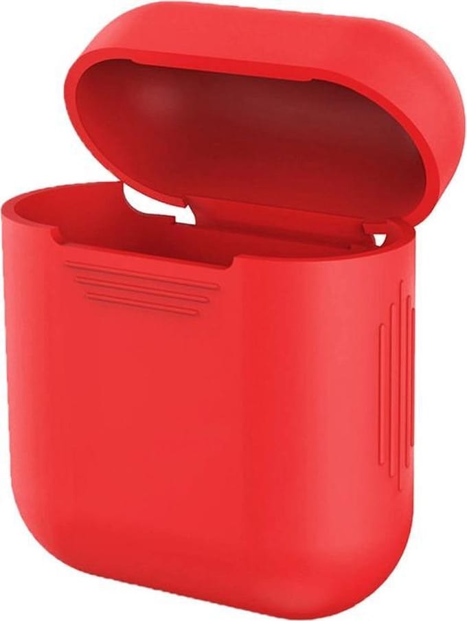 geschikt voor Apple Airpods hoesje/case - Rood
