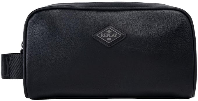 REPLAY toilettas Washbag Black zwart