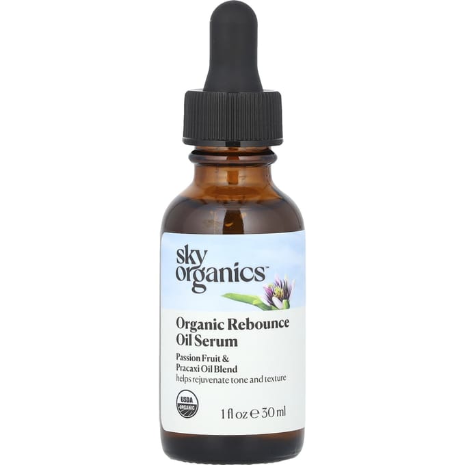 Sky Organics, Biologische Rebounce Olie Serum, 1 fl oz (30 ml) white