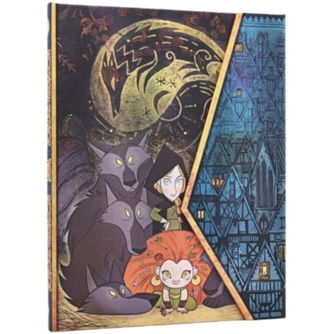 Paperblanks cahier, wolf walkers, hardcover, ultra, blanco