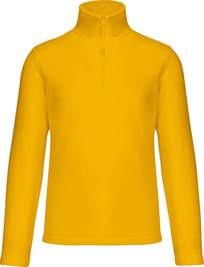 Fleecevest 'Enzo' met ritskraag merk Kariban maat 4XL Yellow