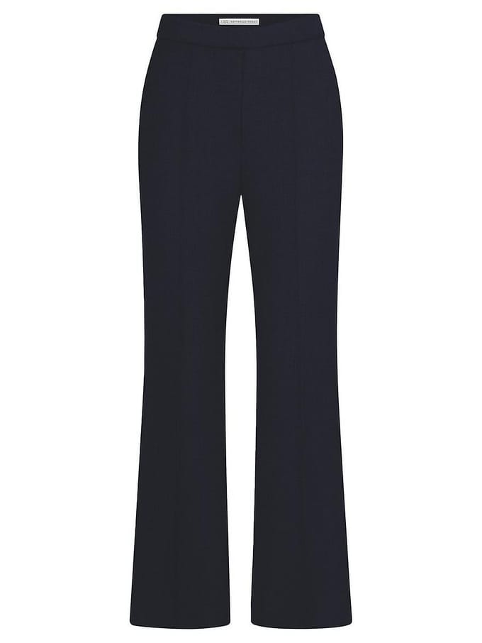 Enkellange Wide Fit broek Van Raffaello Rossi blauw