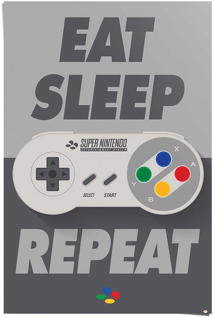 Poster Nintendo - 91,5 x 61 - Papier - REINDERS