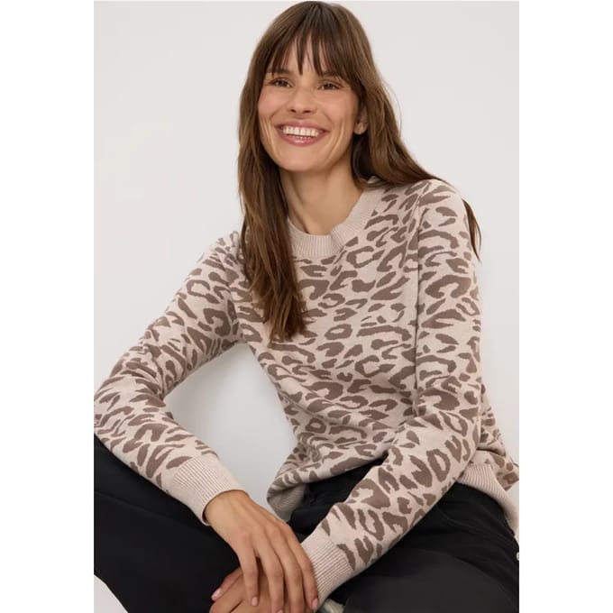 Leo jacquard trui