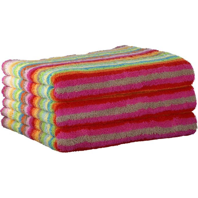 Cawoe Gastendoekje Life Style Multicolor Een maat, 30x50 Set van 3