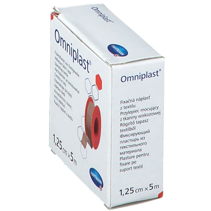 Hartmann Omniplast 1.25cm x 5m 900403 1 Pleister