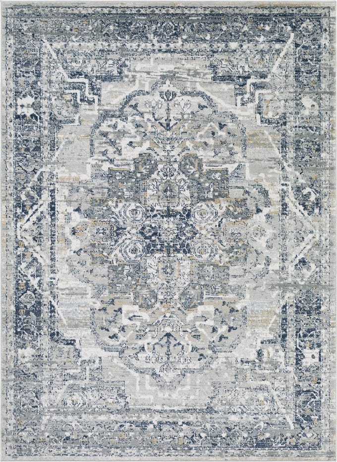 SURYA - ISABELLA Vintage Oosters Navy Tapijt