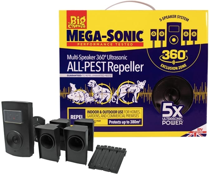 The Big Cheese - Knaagdierbestrijding - Mega-Sonic® Multi-speaker allesverjager