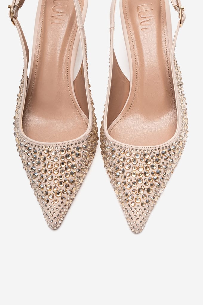 Thea Slingback Pump met Spitse Neus (Dames)